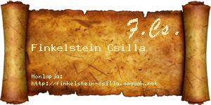 Finkelstein Csilla névjegykártya